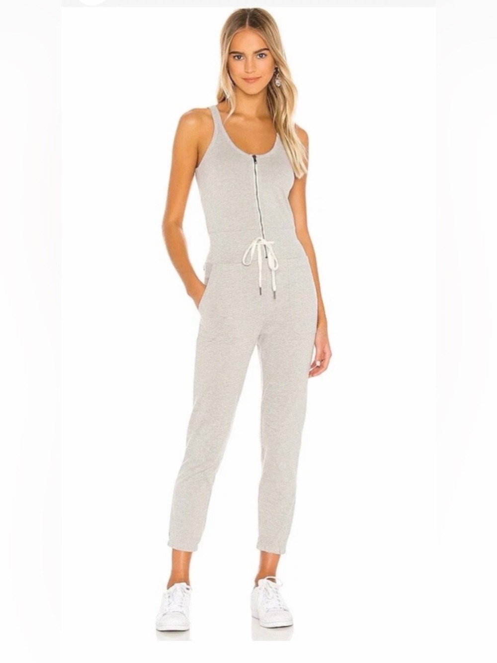 NWT PHILANTHROPY Griffith Jumpsuit Heather Gray L